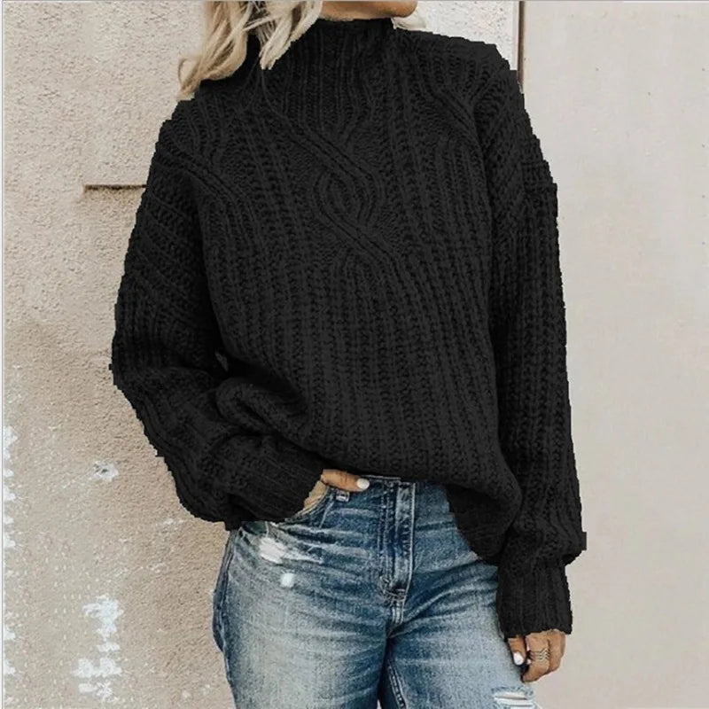 Lillian Cozy Knitted Pullover