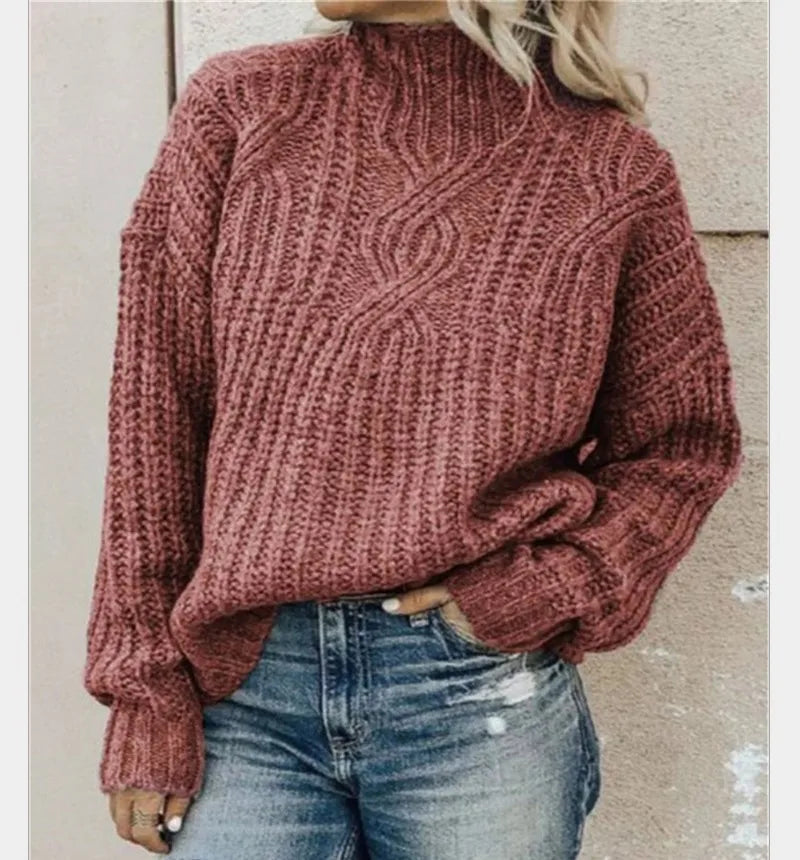 Lillian Cozy Knitted Pullover