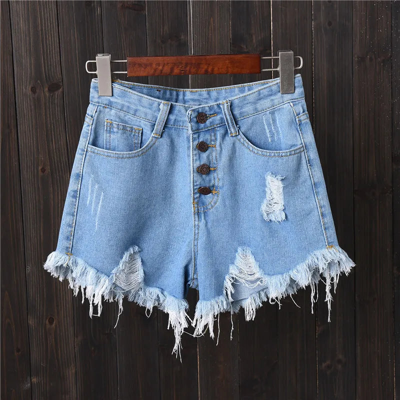 Emilia Denim Cotton Shorts