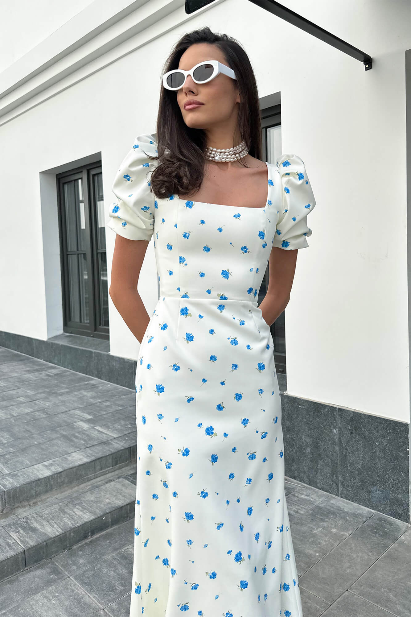 Garden Tea Party Midi Dress