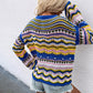 Colourful Striped Knit Sweater