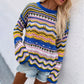 Colourful Striped Knit Sweater