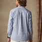 Cotton Linen Stripe Long Sleeve Shirts