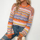 Colourful Striped Knit Sweater