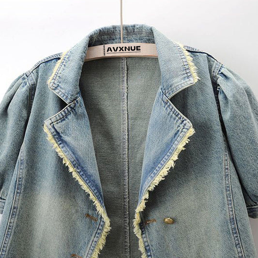 Joleen Cropped Denim Jacket