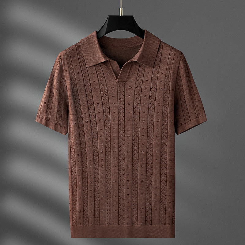 Louis Martin Ice Silky Polo Shirt