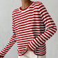 Malin-Tassou Chic Striped Long-Sleeve Shirt