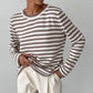 Malin-Tassou Chic Striped Long-Sleeve Shirt