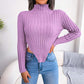 Malin-Tassou Half Cropped Turtleneck Sweater