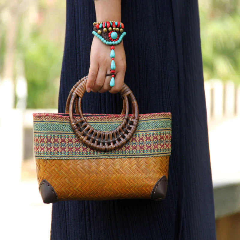 Malin Tassou Boho Woven Bag