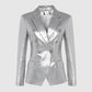 Malin Tassou Luxe Leather Blazer