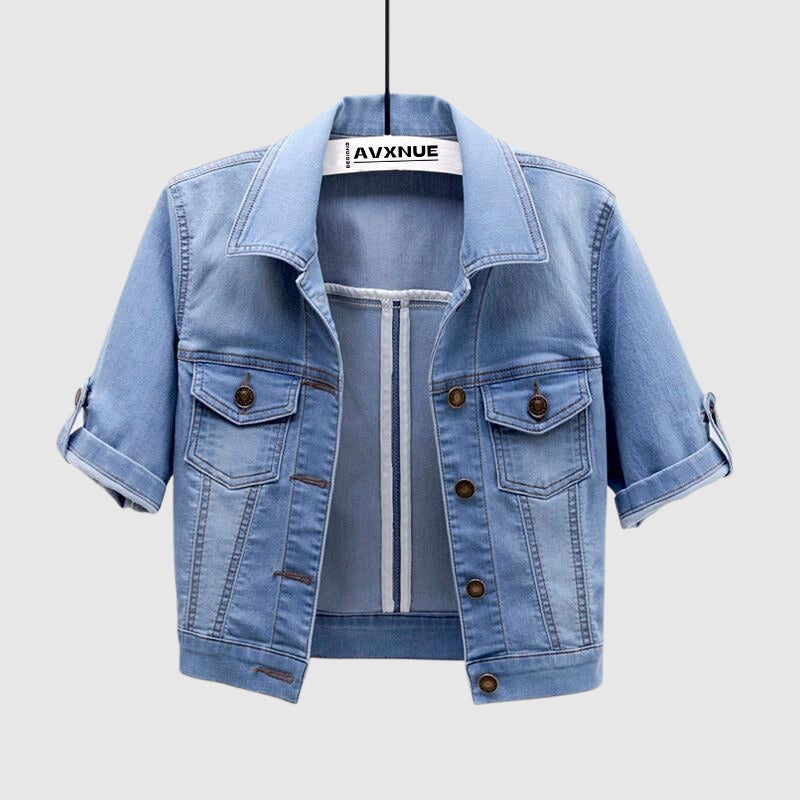 Malin Tassou Short Sleeve Denim Jacket