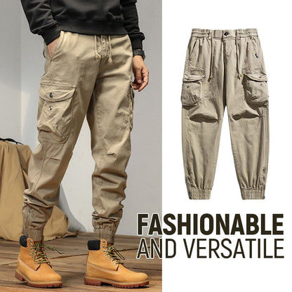 Men’s Fashionable Thickened Cargo Outdoor Pants