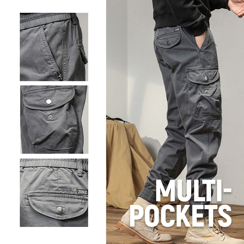 Men’s Fashionable Thickened Cargo Outdoor Pants