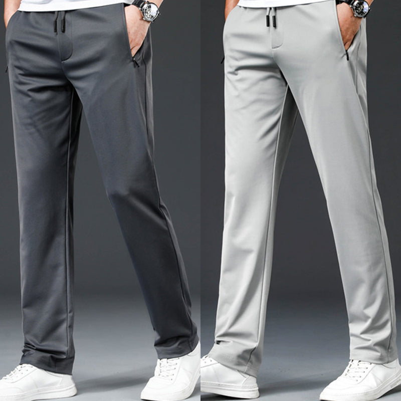 Men's summer ice silk sports casual pants