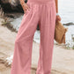 Ubud -High waist cotton linen pants