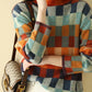 Serena Colorful Plaid Sweater