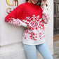 Snowflake Jacquard Christmas Sweater