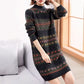 Vintage Ethnic Knitted Dress