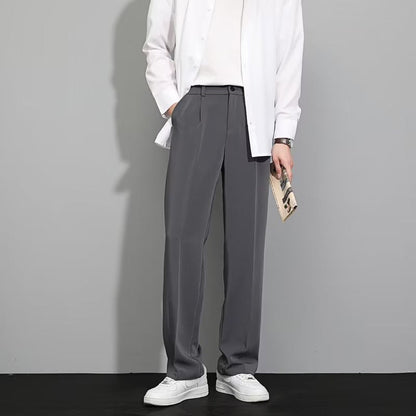 ICE SILK STRAIGHT LEG PANTS