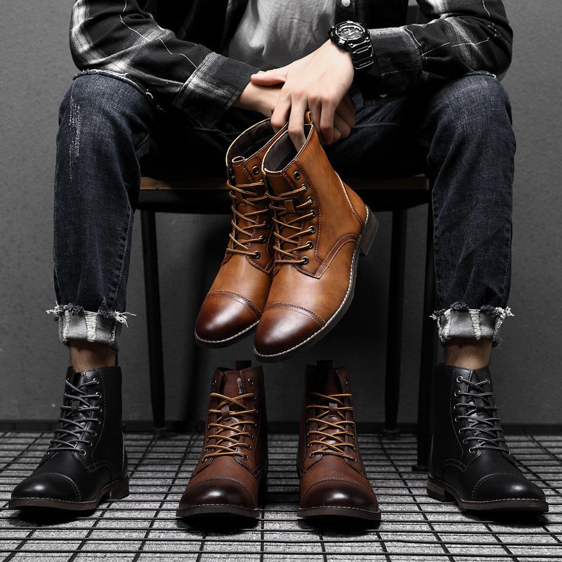 Claude | Genuine Leather Boots