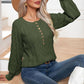 Casual Cable Knit Sweater