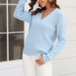 Casual Solid Colour Knit Sweater