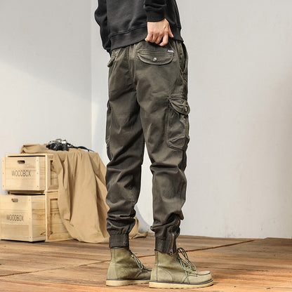 Men’s Fashionable Thickened Cargo Outdoor Pants