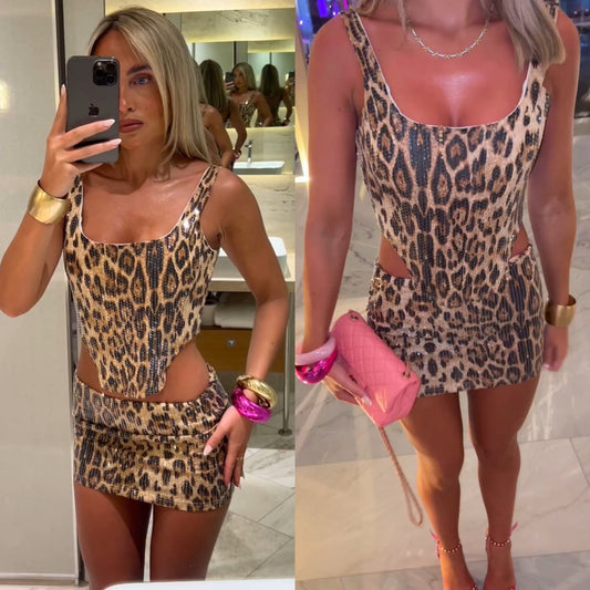 ALICE | LEOPARD PRINT DRESS