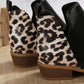 Leopard Print Ankle Boots