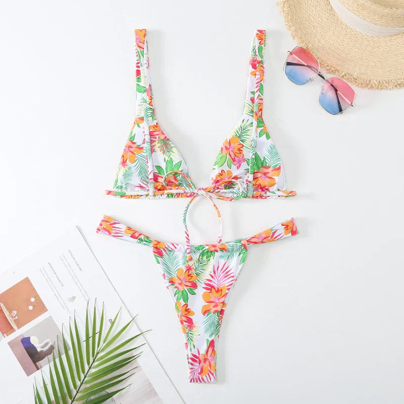 Floral Print Bikini