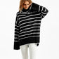 Belle Striped Turtleneck Pullover