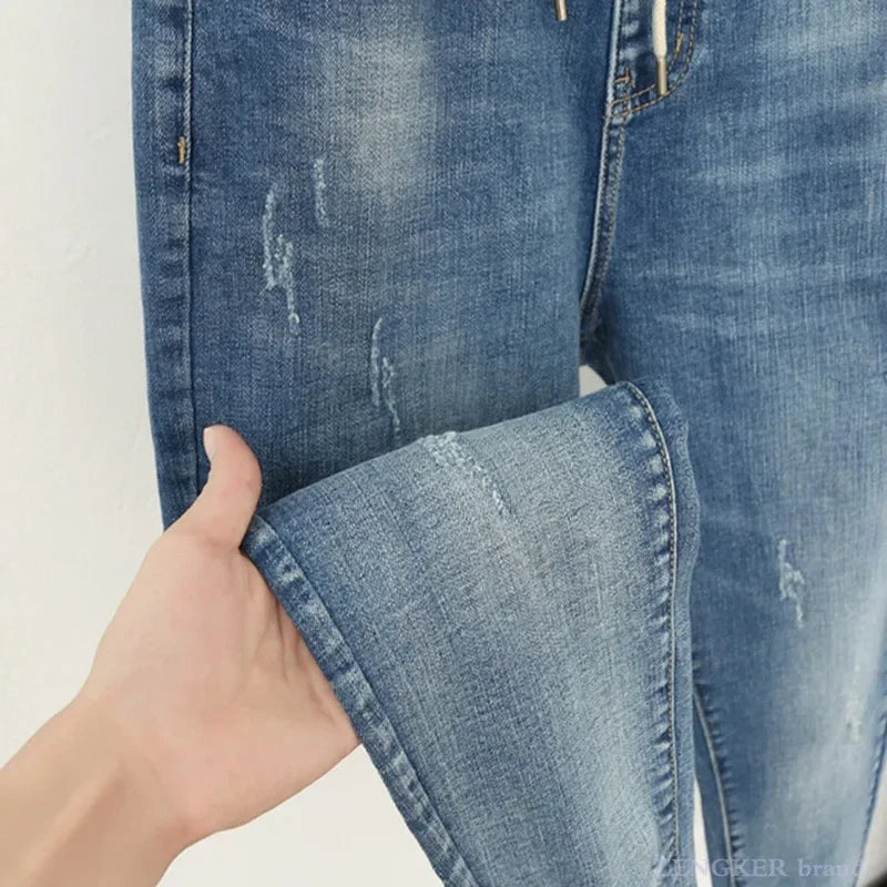 ELODIE DENIM TROUSERS