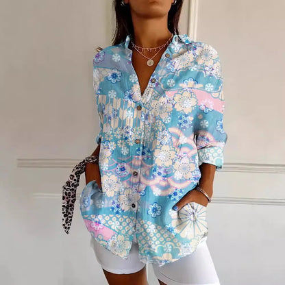 Sonia | Vibrant Pattern Blouse