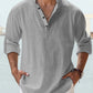 Fynn Casual Half-Buttoned Shirt