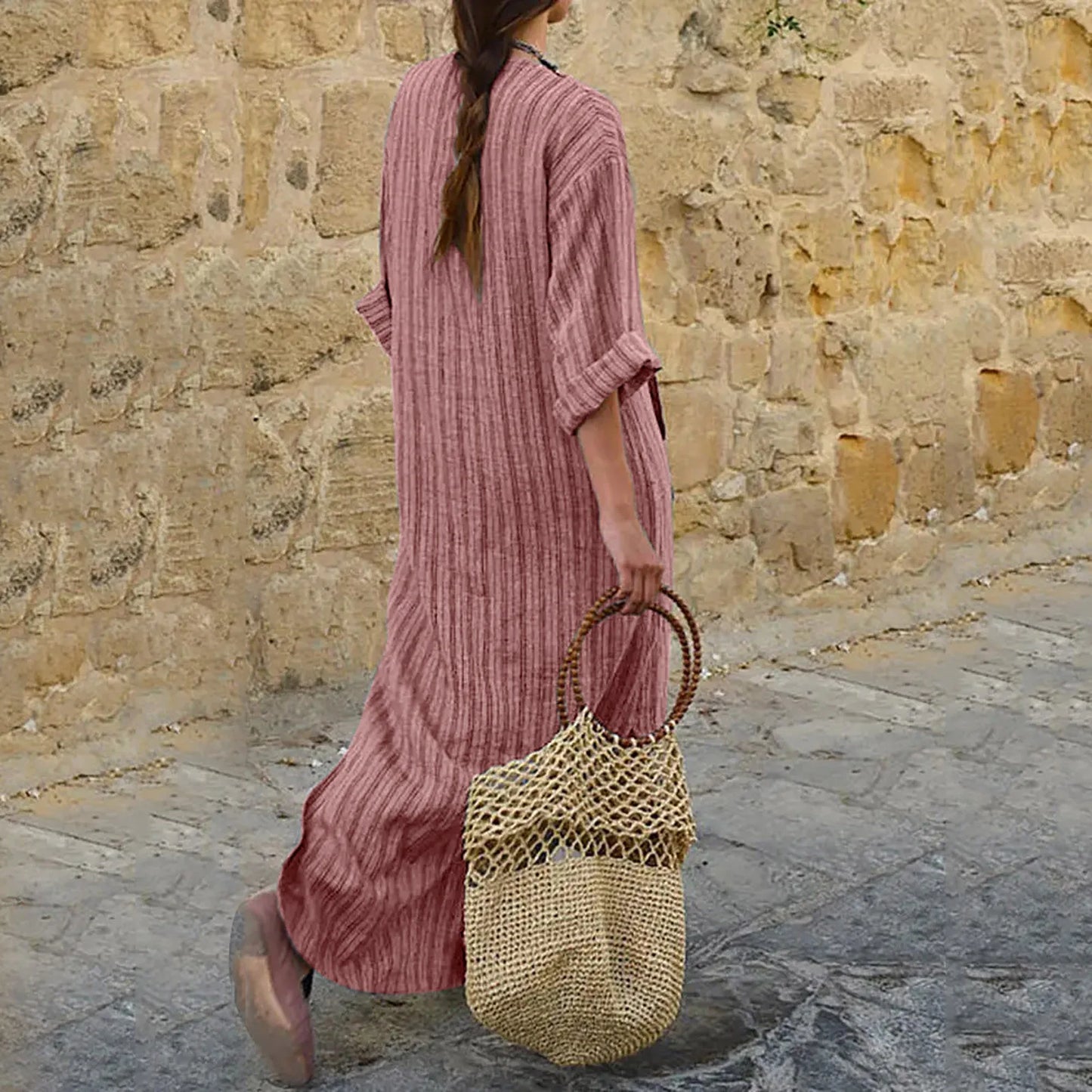 Jolande | dress cotton linen