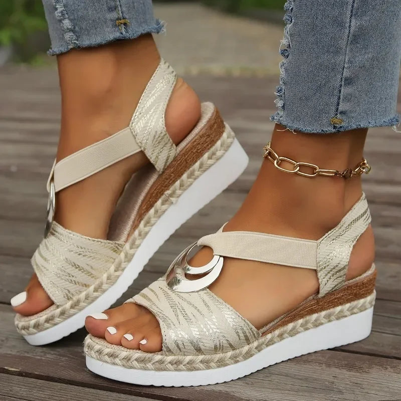 Ayla Wedge Sandals