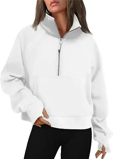 GENEVIE ZIP SWEATER