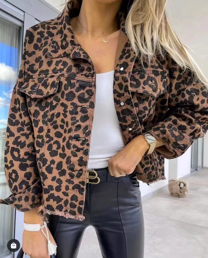 LEO | LEOPARD PRINT JACKET