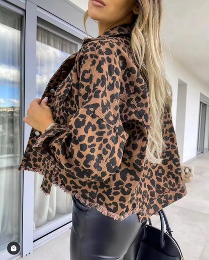 LEO | LEOPARD PRINT JACKET