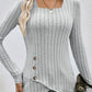 Victoria Ribbed Knit Top