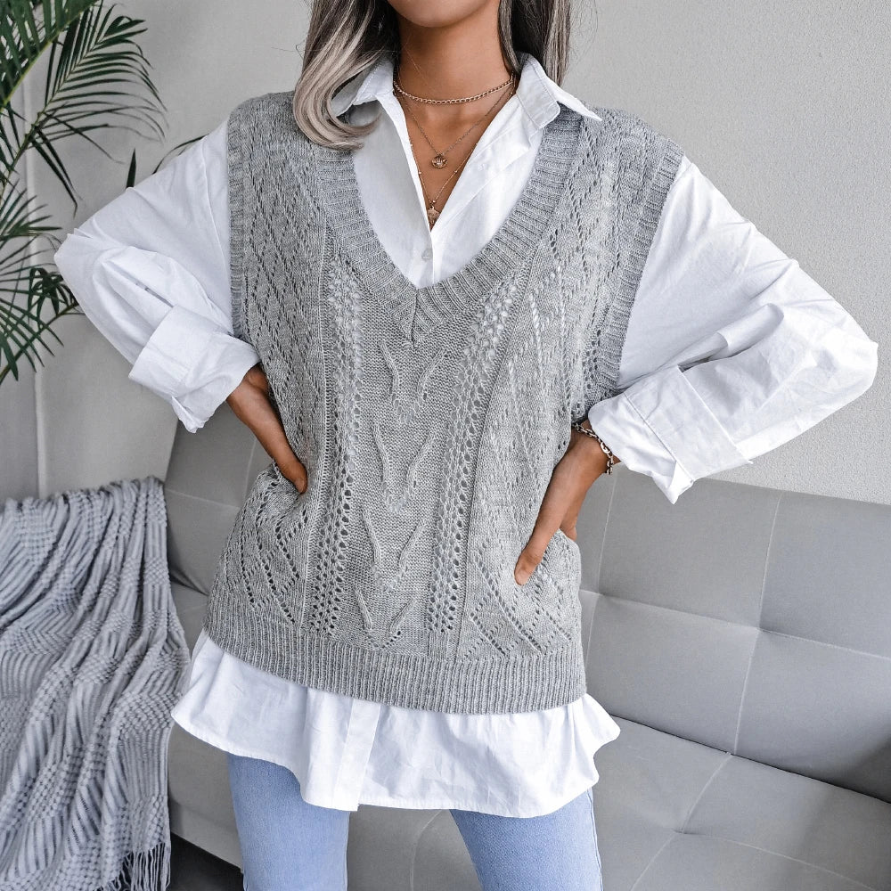 Stella Knitted Vest Sweater