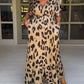 Hally | Loose leopard maxi dress