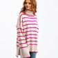 Belle Striped Turtleneck Pullover