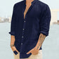 Long Sleeve Linen Style Shirt