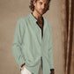 Linen Style Long Sleeve Shirt