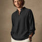 Linen Henry Long Sleeve Beach Shirt