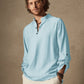 Linen Henry Long Sleeve Beach Shirt