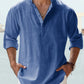 Cotton Linen Casual Long Sleeve Shirt