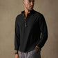 Casual Cotton Linen Solid Color Shirt